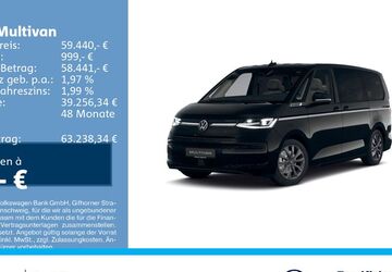 VW T7 Multivan 13.723 km 59.440 &euro; Recklinghausen 45663